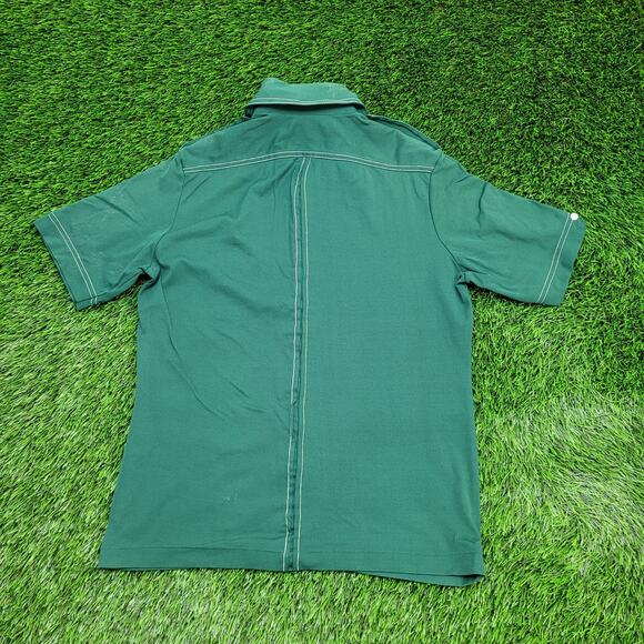 Vintage 70s Disco Hippie Button Shirt Small 18x25 Textured - Picture 2 of 13